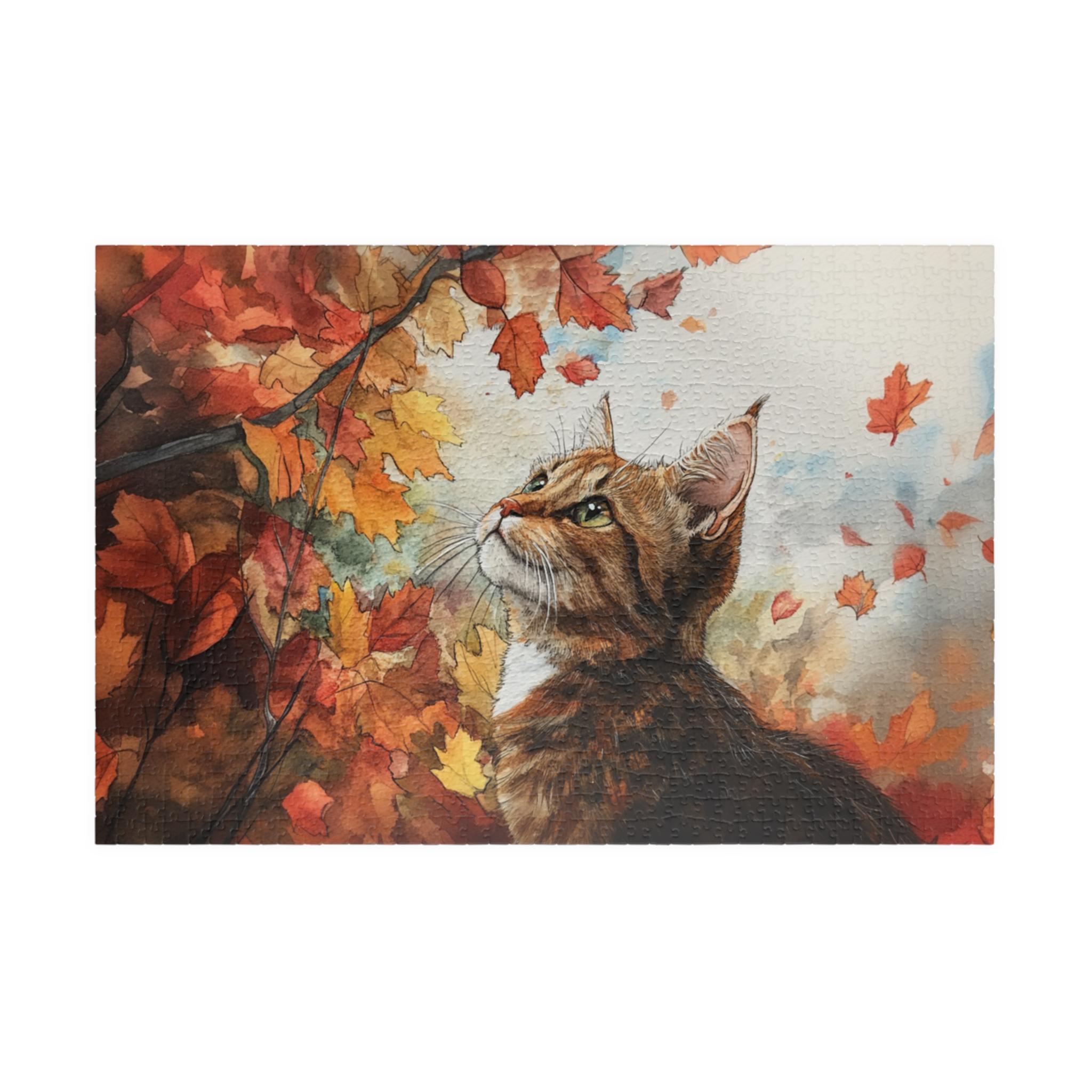 KAAYEE Puzzle in Legno Maine Cat 300 Pezzi, Animali a Forma di Gatto