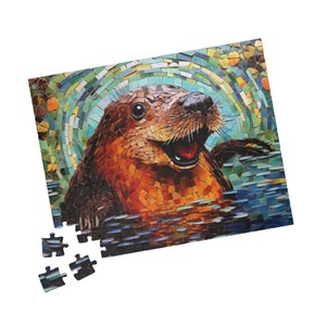 Platypus Puzzle (110, 252, 520, 1014-piece) Animal Puzzle, Adult Puzzle, Jigsaw Puzzle, Brain Teaser Game, Jigsaw Puzzle, Brain Teaser