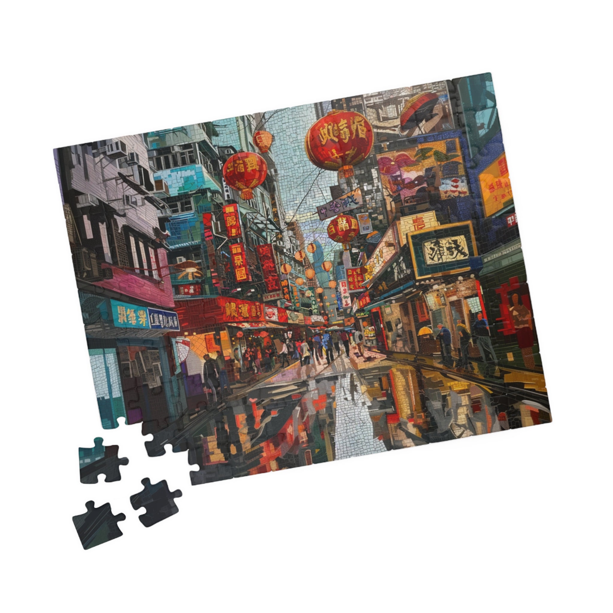 セール中、香港パズル（110、252、520、1014ピース）、ジグソーパズル