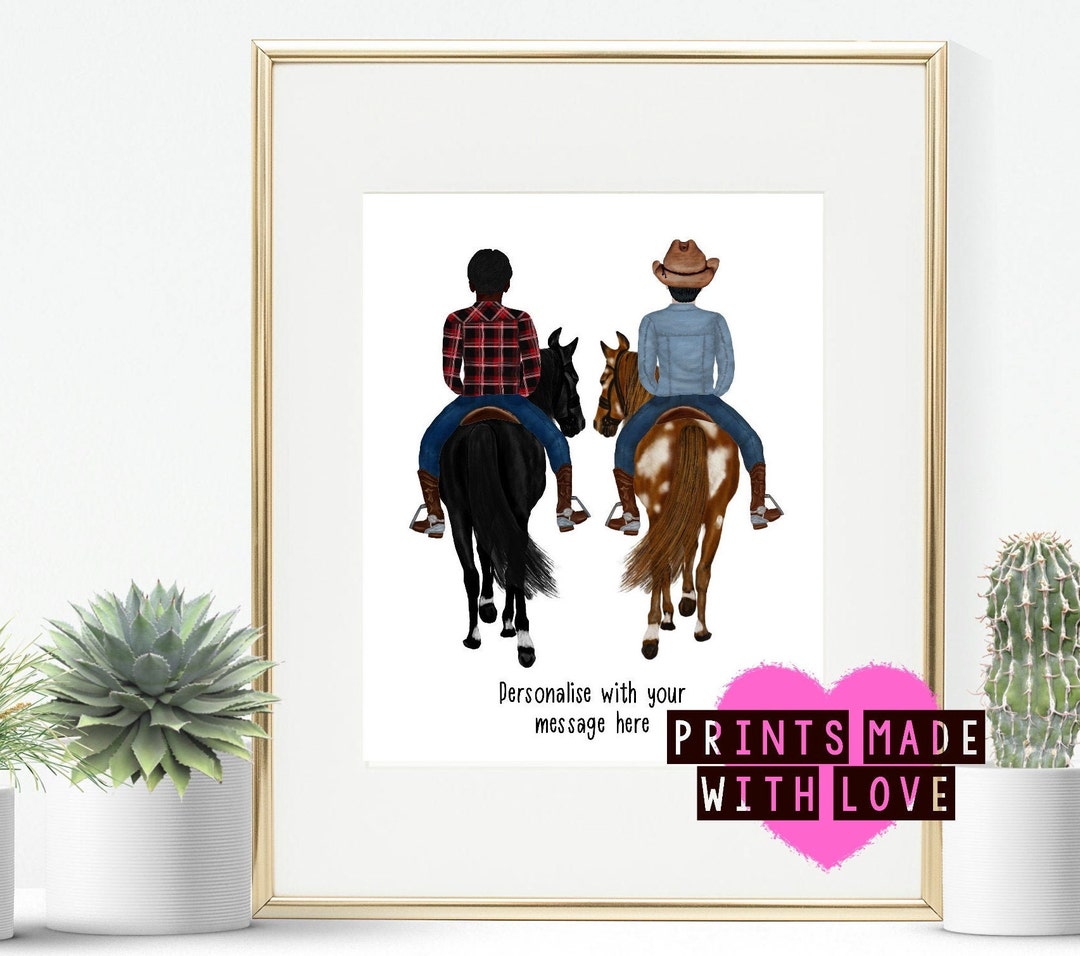 Horse Rider Gift Horse Back Rider Best Friend Boyfriend Etsy UK