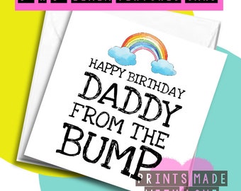 Joyeux Anniversaire Papa Amour De La Bosse Carte Etsy France