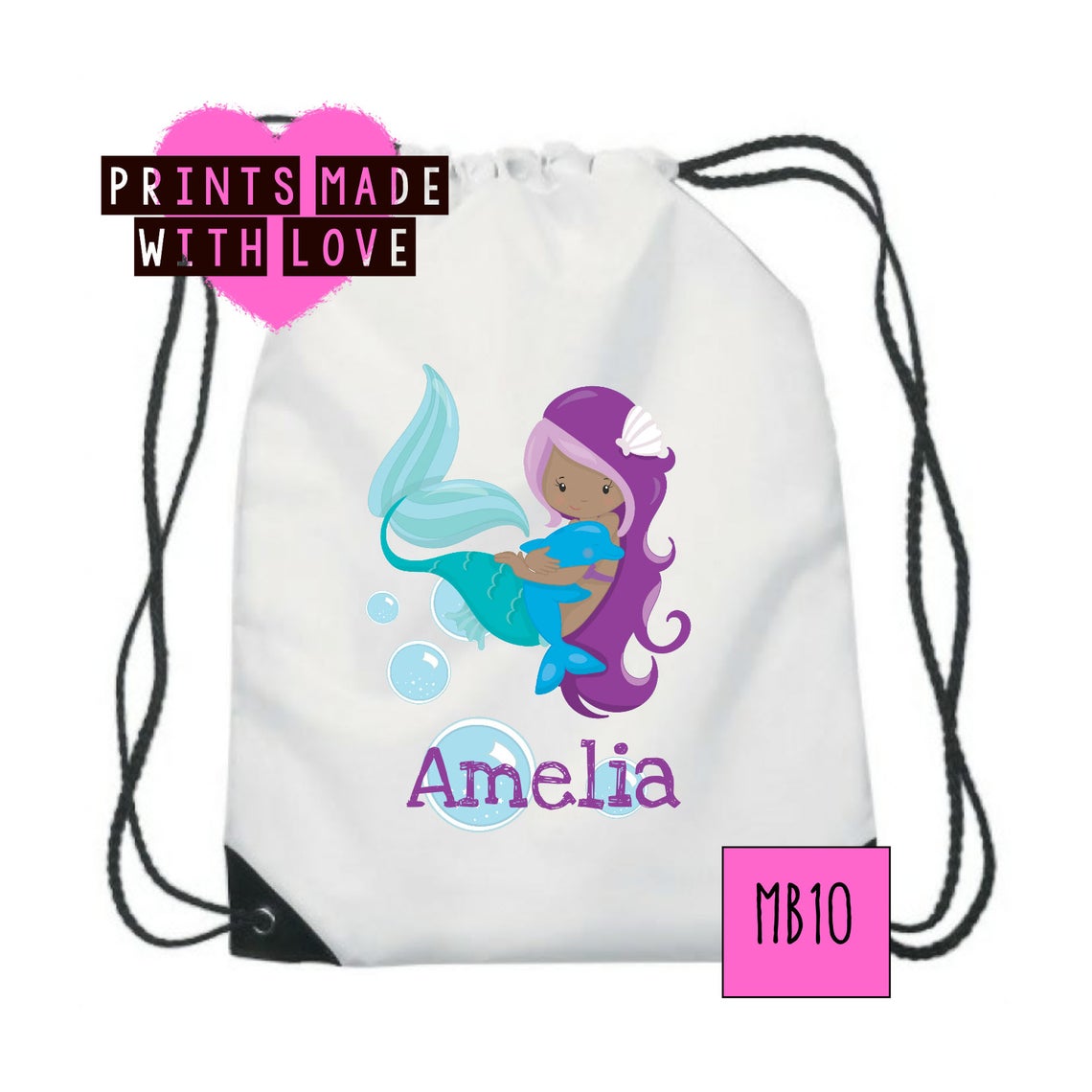 unicorn swimming bag