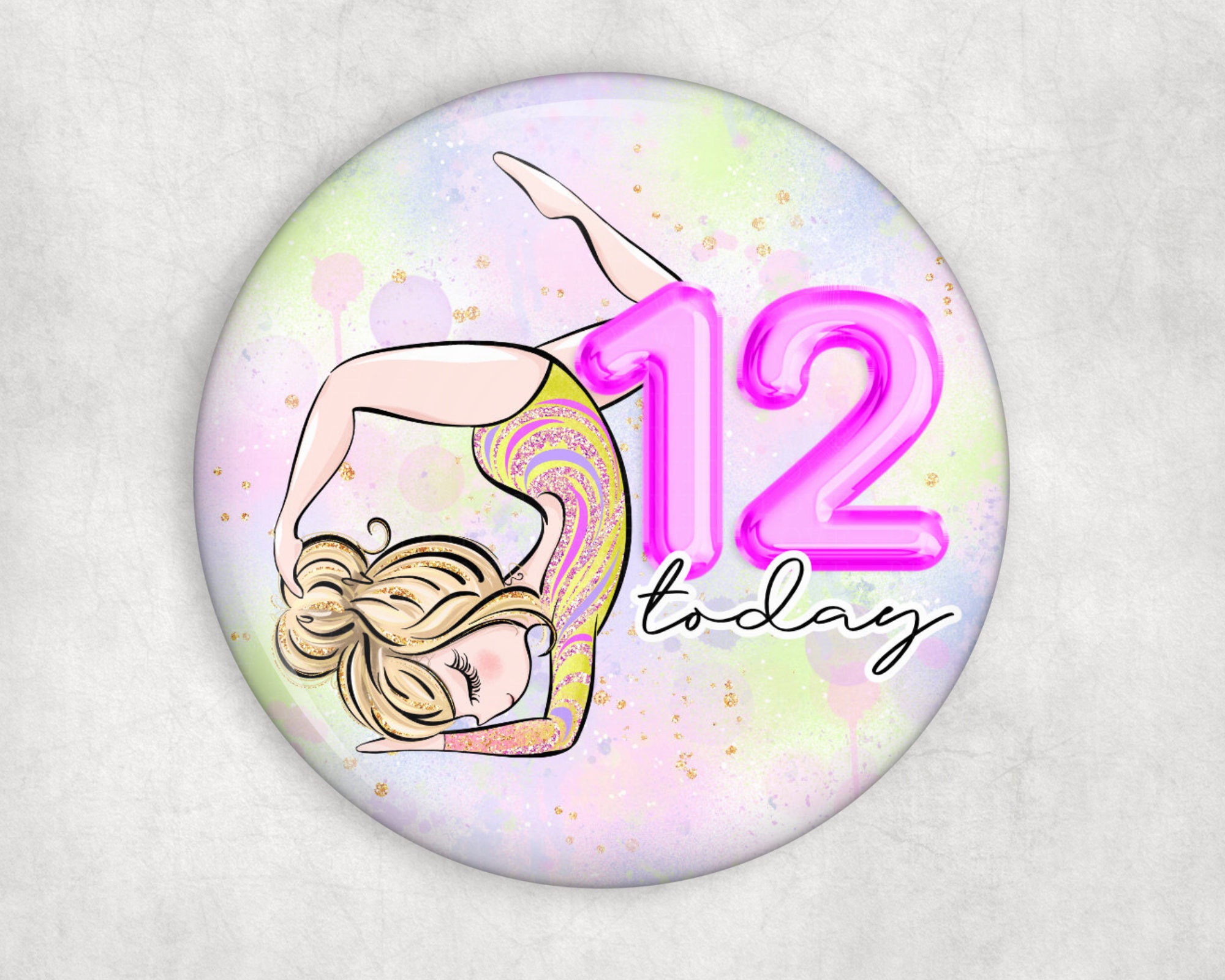 Spilla Gigante Jumbo Per 9° Compleanno - 15 Cm - Badge Unisex Per Festa Di 9 Anni - Grande, Colorata E Divertente