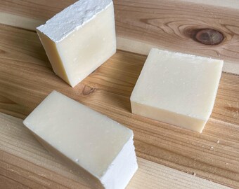 Jabón de proceso en frío Bear Naked - Jabón incoloro - Jabón sin aroma - Jabón hecho a mano - Jabón en barra - Jabón de proceso en frío - Jabón - Jabón común