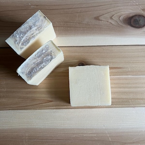Fresh Mountain Snow Cold Process Soap - Colorless Soap - Unscented Soap - Handmade Soap - Bar Soap - Cold Process Soap - Plain Soap