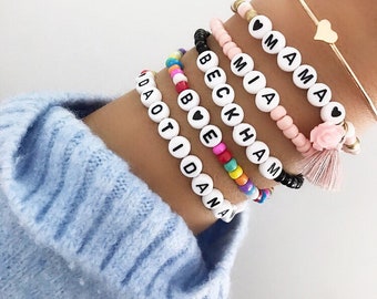Custom name 2024 bracelets cheap