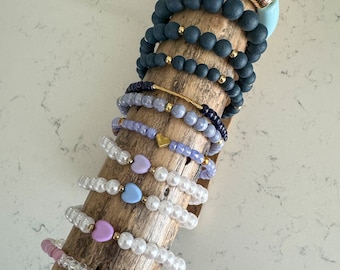 Spring Sample Sale | Women’s Beaded Bracelets | Custom Beaded Word Bracelets | Louis and Finn