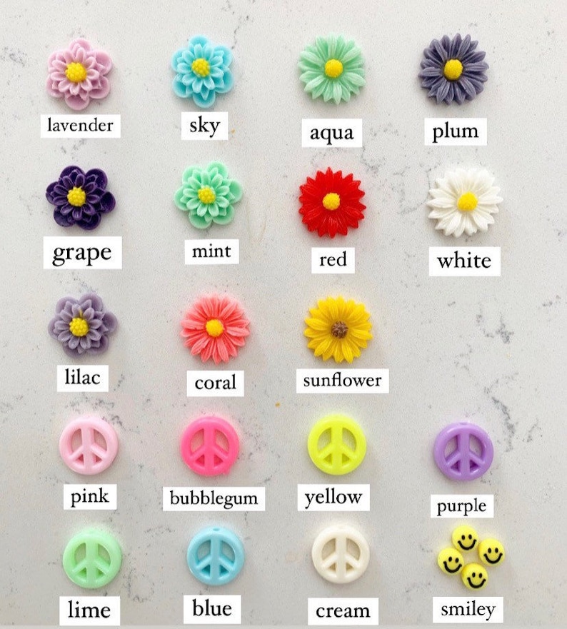 Many Colors Personalized Flower Sunglasses Name Sunglasses Etsy