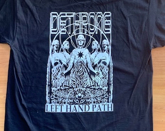 LIMITED EDITION Dethrone t-shirt.  just 10 printed of this design, size XL