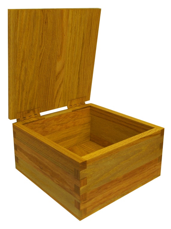 wooden toy box with hinged lid