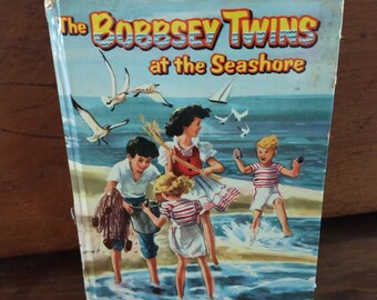 classic the bobsey twins at the seashore laura lee hope 1954 vintage children's books