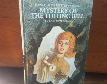 vintage nancy drew mystery of the tolling bell carolyn keene 1973 #23