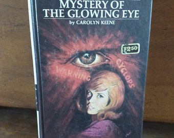 vintage nancy drew mystery of the glowing eye carolyn keene 1974 #51