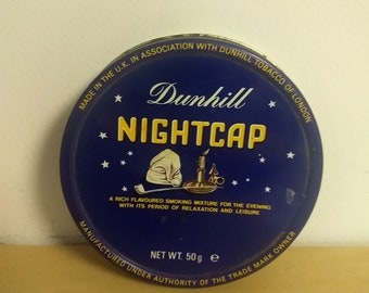 vintage dunhill nightcap tobacco tin made in the UK