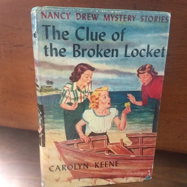 vintage nancy drew mystery the clue of the broken locket carolyn keene 1934 #11