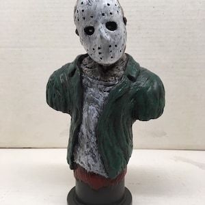 Jason Voorhees Bust Statue hand made horror Friday The 13th