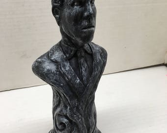 HP Lovecraft bust statue hand made horror