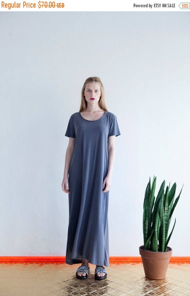 short sleeve t shirt maxi dress