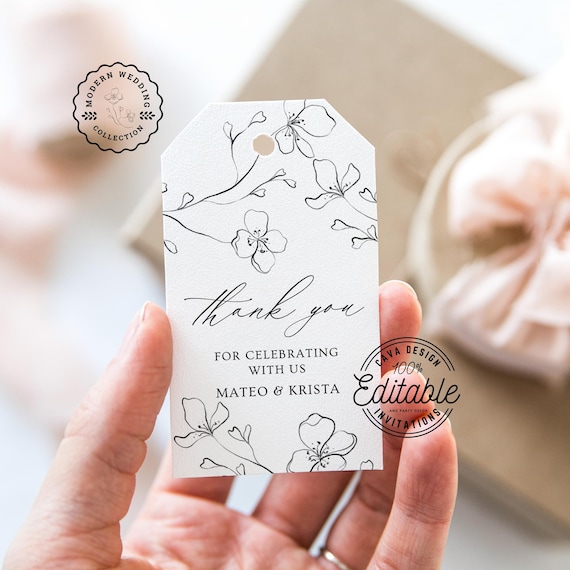 100 Etichette Regalo Rettangolari 6x3 Cm Con Spago Di Iuta | Tag Per Bomboniere, Scrapbooking, Cartellini Prezzo | Grigio