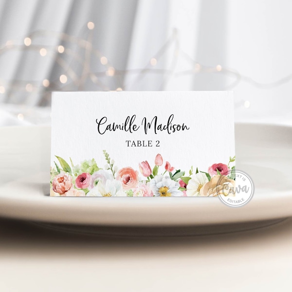 Bridal Shower Place Cards - Etsy