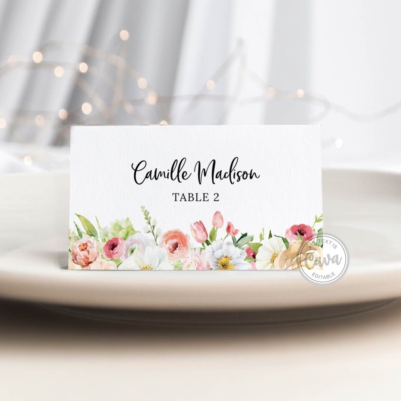 Bridal Shower Place Cards - Etsy
