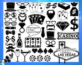 Las Vegas Monogram - Cutting Files Svg Png Jpg Eps Dxf Digital Graphic Design Instant Download Commercial Use Cut Party USA 00631c