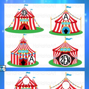 Circus Tent - Archivos de corte Svg Png Jpg Eps Digital Graphic Design Instant Download Commercial Use Cut Carnival Festival (00629c)