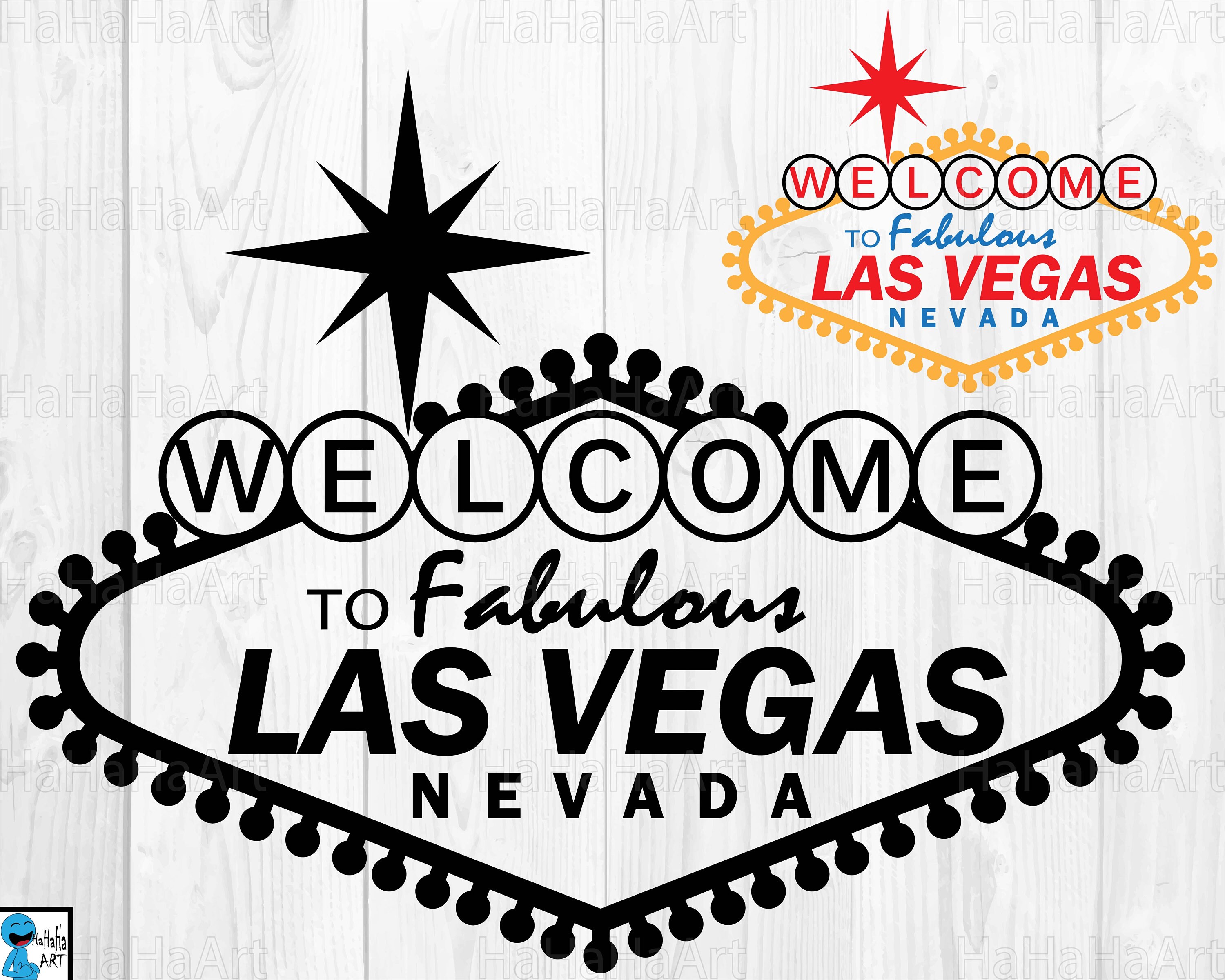 Las Vegas sign Clipart / Cutting Files Svg Png Jpg Dxf | Etsy