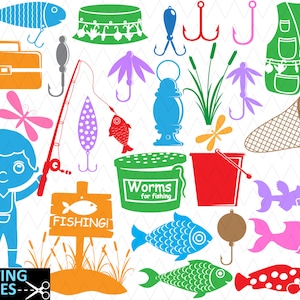 Boy Gone Fishing Monogram - Cutting files SVG DXF eps png Vinyl cut, digital files, Instant Download, Personal and Commercial use (00102c)