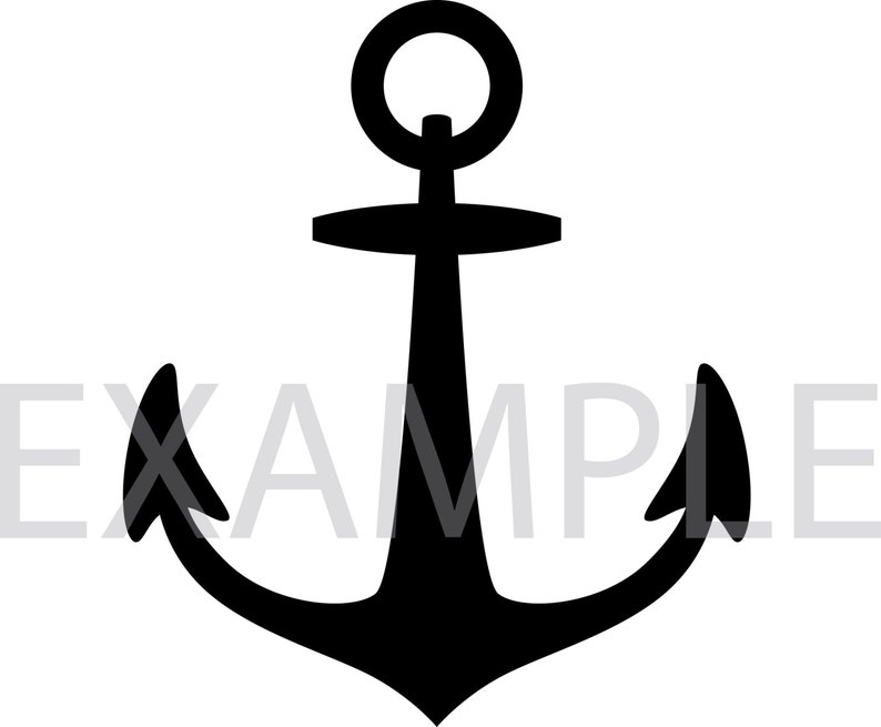 Download Anchor Ver.1 Digital Cutting Files Svg Eps Png Dxf Die | Etsy