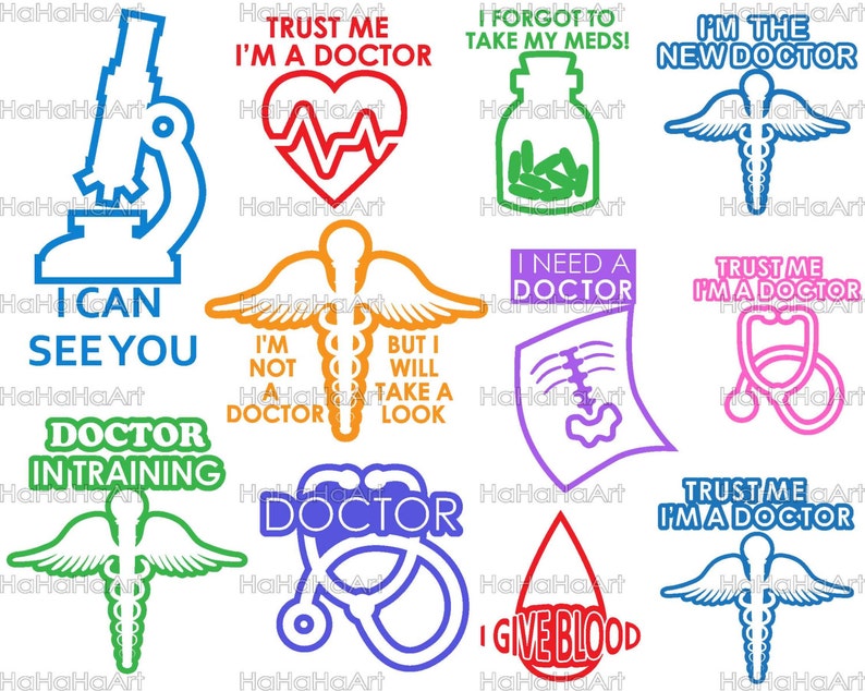 Download Shirt Text Doctor Monogram Outline Cutting Files Svg Png ...