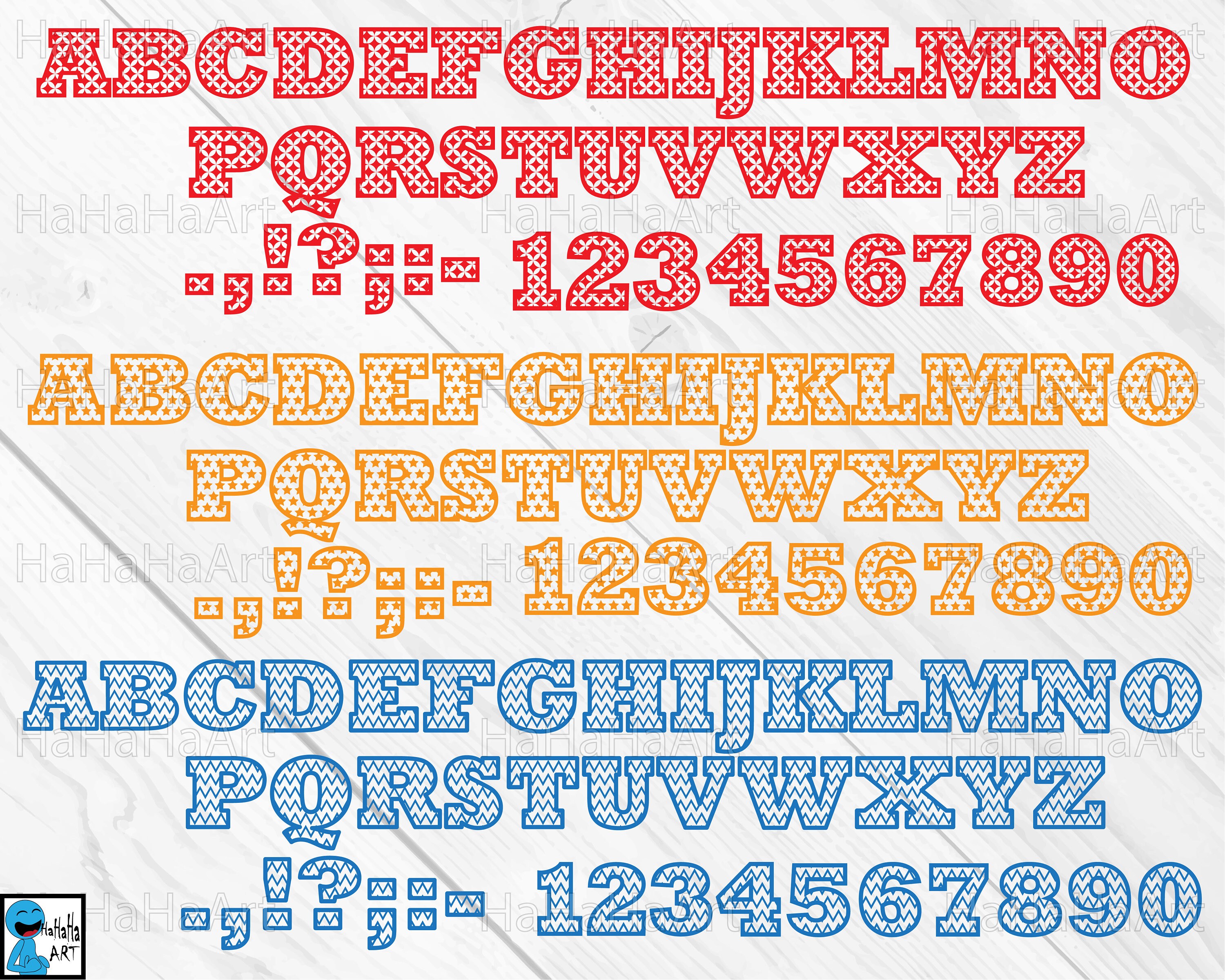 Download Color Alphabet Clipart / Cutting Files svg png jpg digital | Etsy