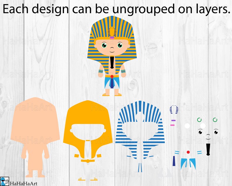 Ancient Egypt - Clip Art / Cutting Files Svg Eps Dxf Png Jpg Digital ...