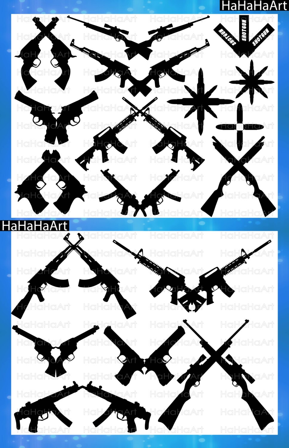 Download Designs Guns Monogram Cutting Files Svg Png Jpg Eps Dxf | Etsy