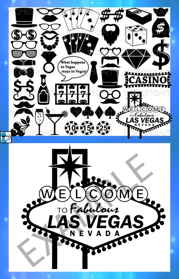 Las Vegas Monogram Cutting Files Svg Png Jpg Eps Dxf Digital Etsy