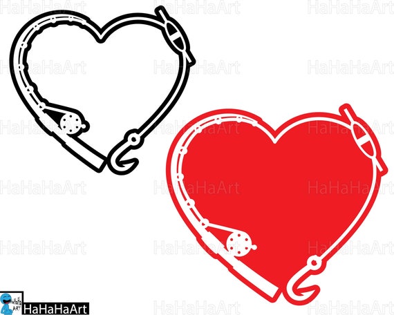 Free Free 316 Fishing Rod Heart Svg SVG PNG EPS DXF File