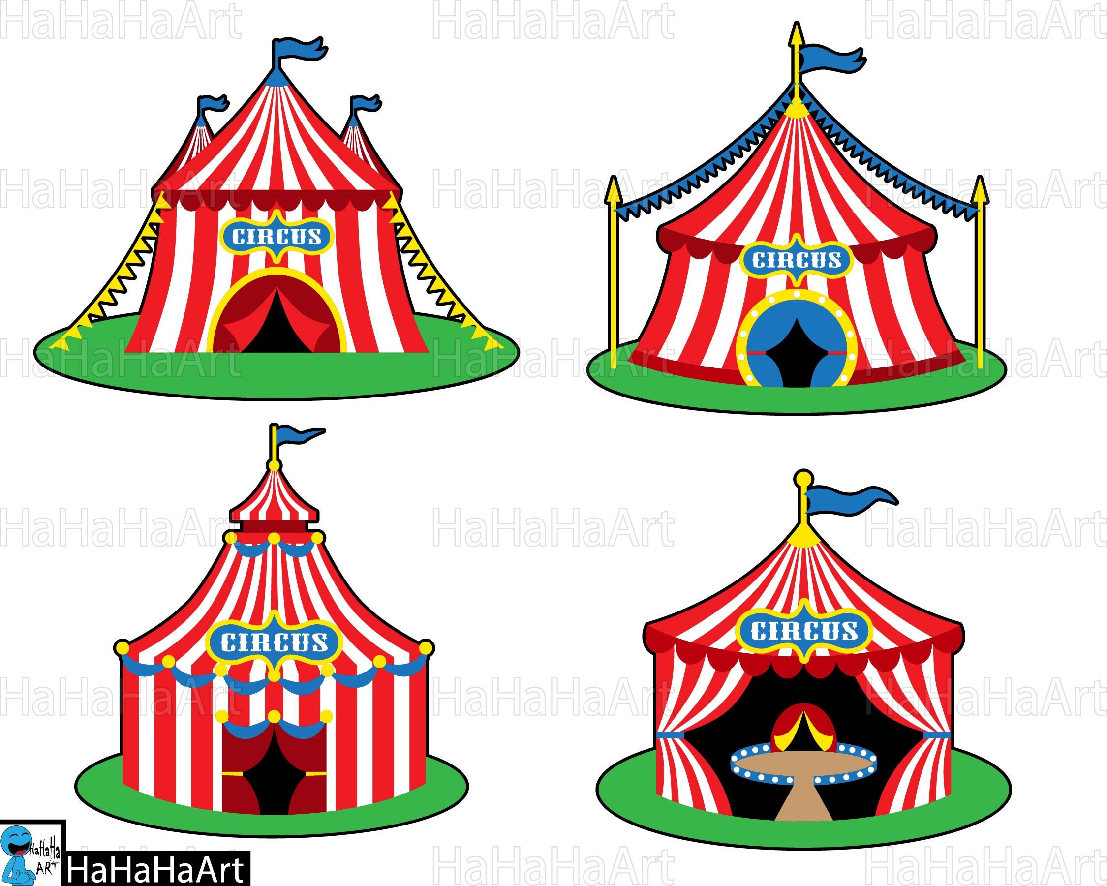 Download Circus tents Clipart / Cutting Files svg png jpg dxf ...