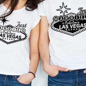 Just Married Las Vegas Sign - Clipart / Cutting Files svg png jpg dxf eps digital graphic design Instant Download popular diy cut 01590c