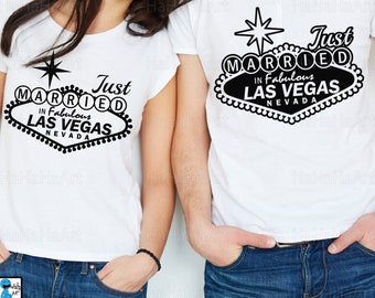 Just Married Las Vegas Sign - Clipart / Cutting Files svg png jpg dxf eps digital graphic design Instant Download popular diy cut 01590c