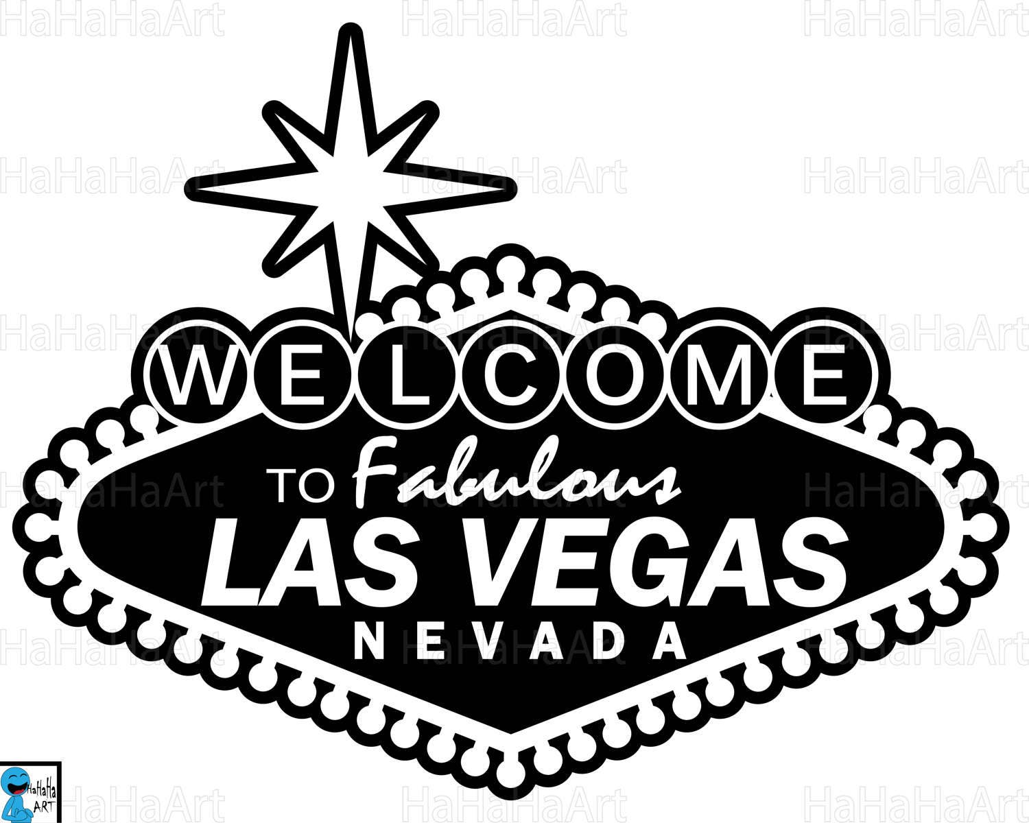Las Vegas Sign Clipart / Cutting Files Svg Png Jpg Dxf Studio Digital Graphic Design Instant Download Commercial Use Game City Icon 01051c - Etsy