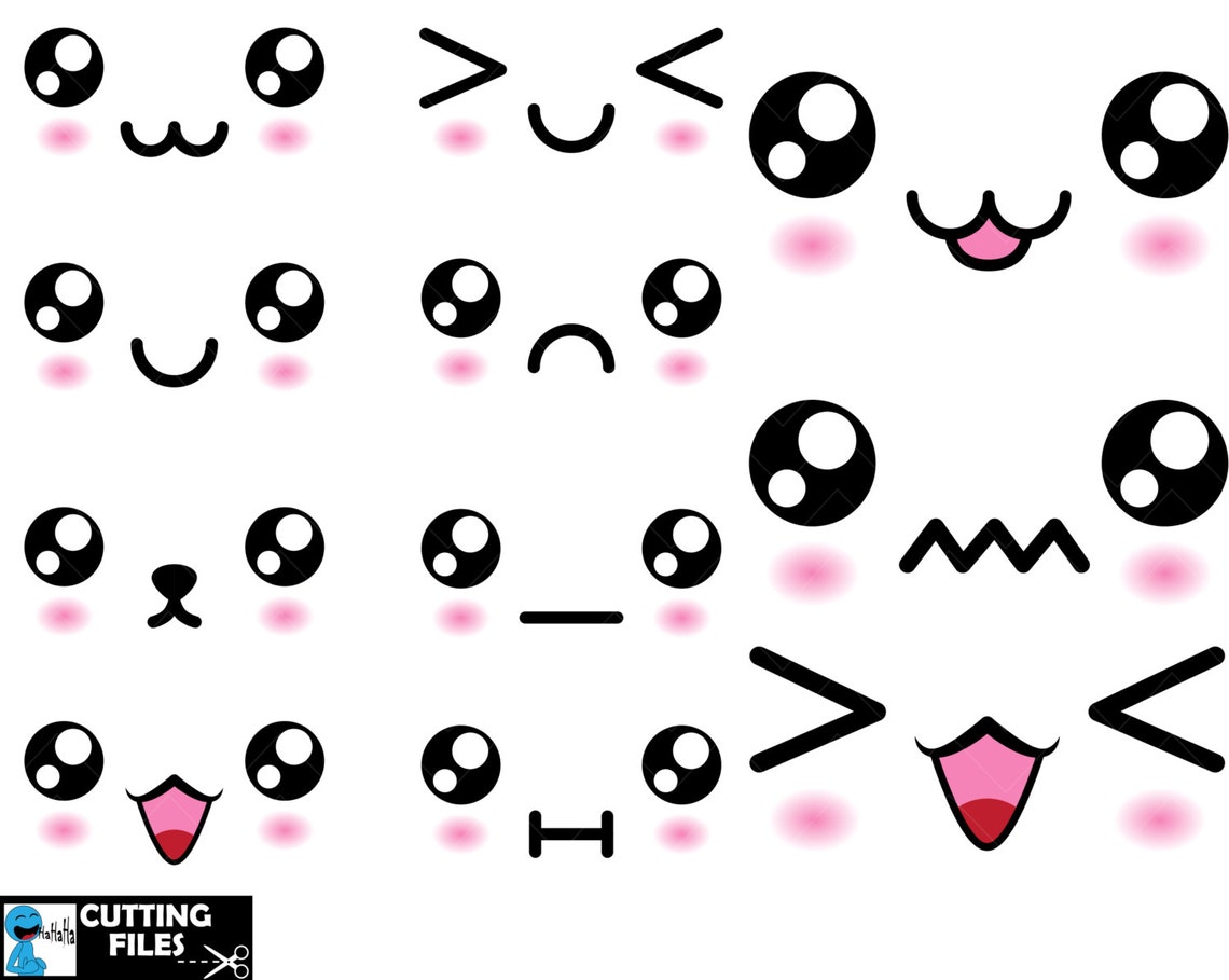 Cutting Files Kawaii Organs Digital Files SVG Eps Png Jpg - Etsy