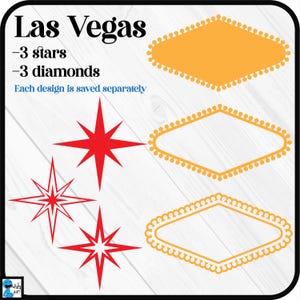Piezas de Las Vegas - Clipart / Archivos de corte Svg Png Jpg Dxf Diseño gráfico digital Descarga instantánea Uso comercial icono en blanco 01098c