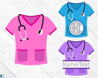 Clipart de uniforme de enfermera – Doctor (svg, png, jpg, eps) (Descarga digital)