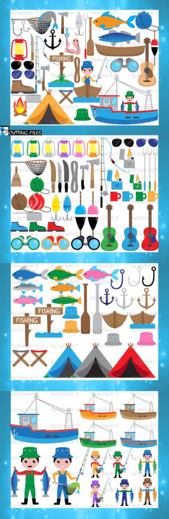 Download Gone Fishing Cutting Files Svg Png Jpg Eps Digital Graphic ...