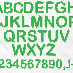 Deform Alphabet V1 - Clip art / Arquivos de corte svg png jpg dxf design gráfico digital Download instantâneo Uso comercial monograma 00034c