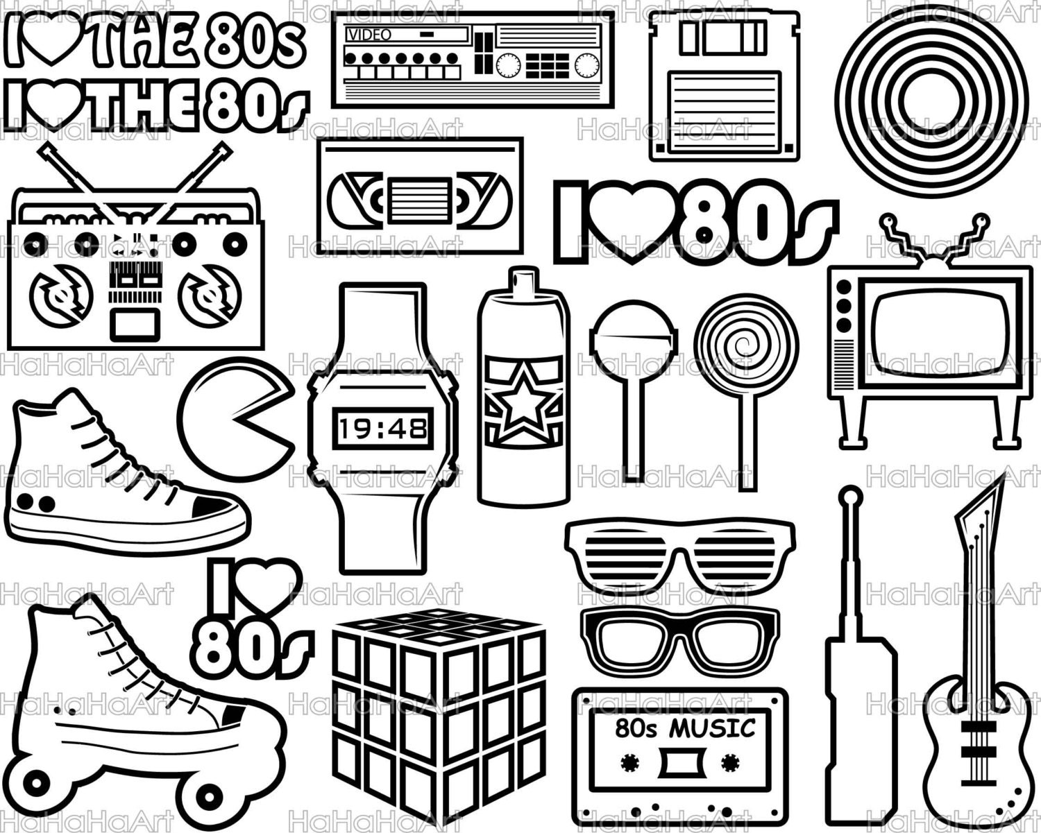 178+ 80s Svg Free