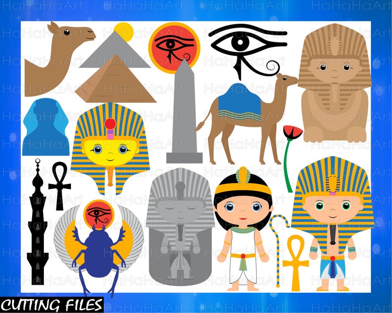 Ancient Egypt Cutting Files Svg Png Jpg Eps Digital Graphic Etsy