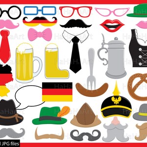 Germany Props Oktoberfest - Clipart PDF JPG Digital Graphic Design ...