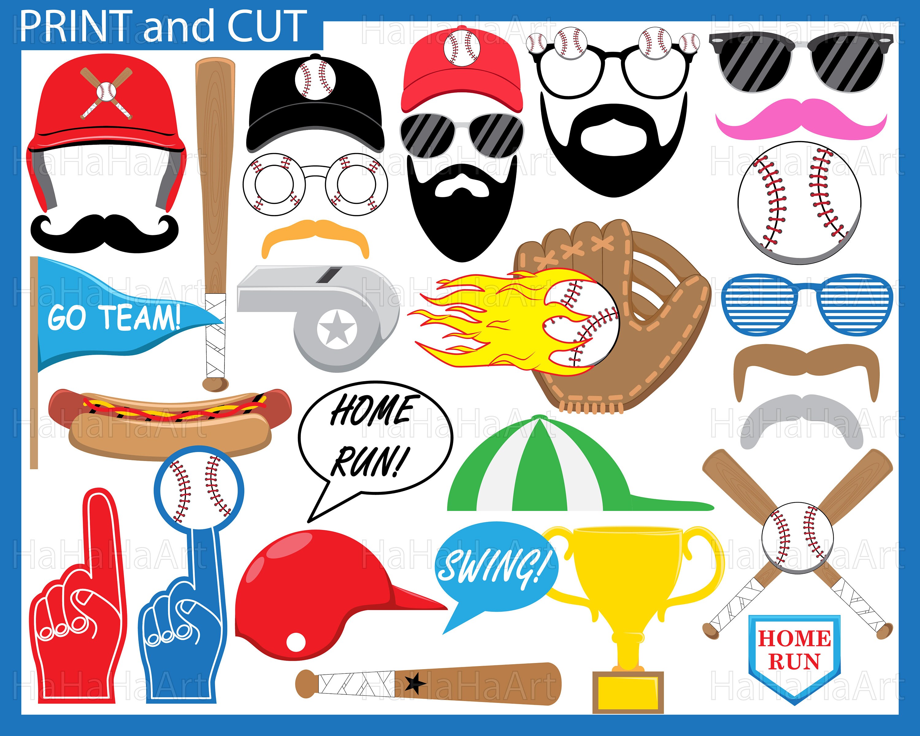 Props Baseball Cutting Files SVG JPG Digital Graphic Design - Etsy