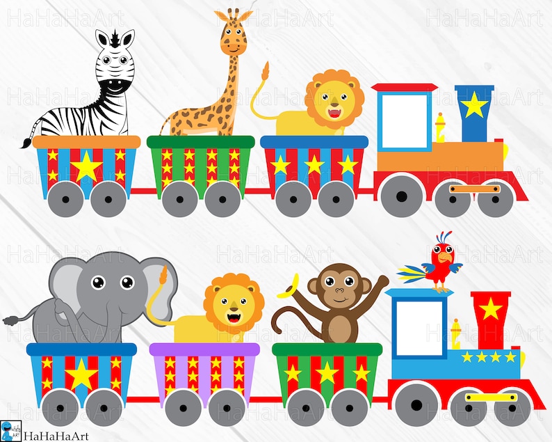 Download Circus Train Clipart / Cutting Files svg png jpg dxf eps ...